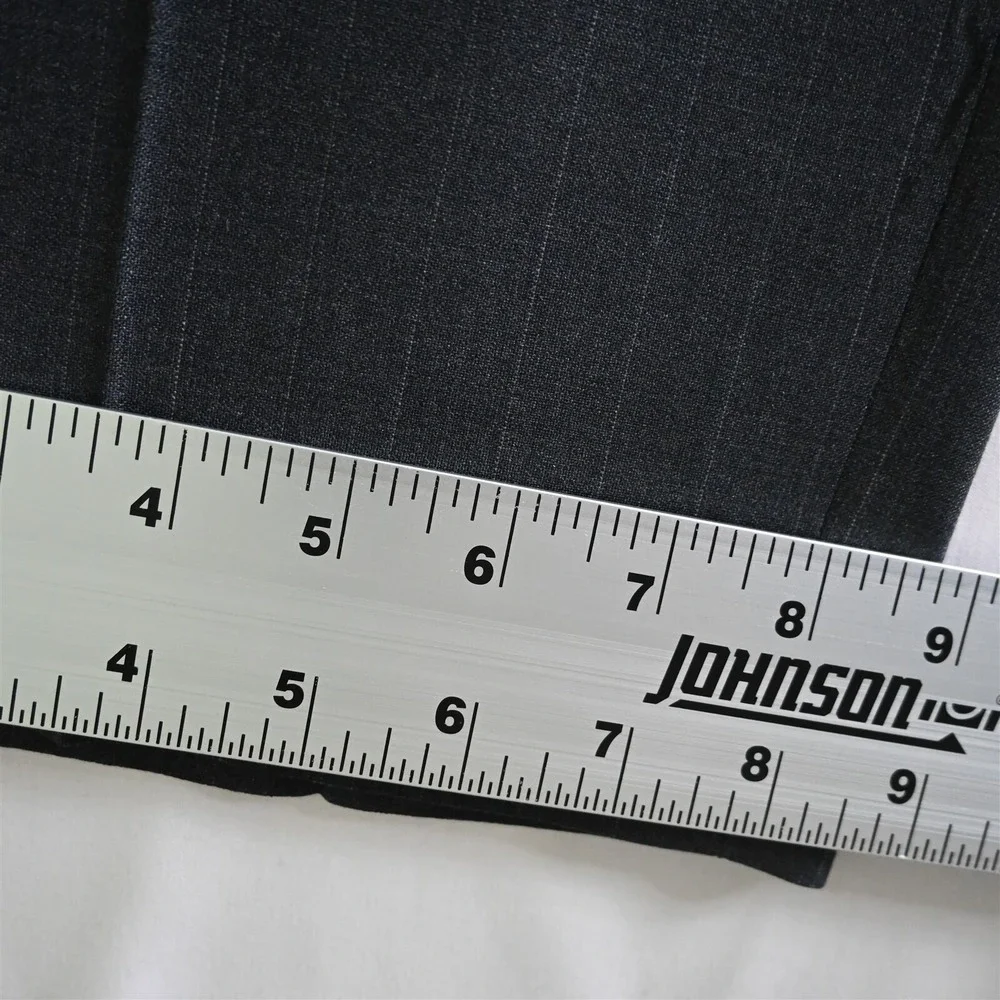 Brooks Brothers 36x29 Gray Striped Flat Front 346 Stretch Wool Mens Dress‎ Pants